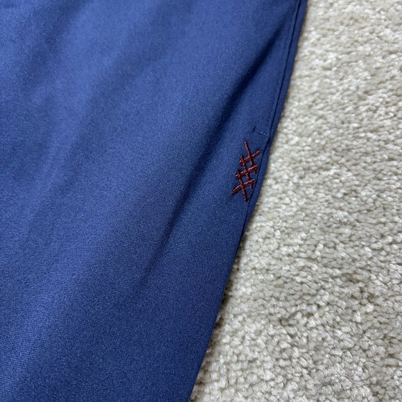 Rhone Pants Mens Commuter Straight blue Stretch Pants Sz 42/30 - Picture 7 of 7